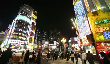 日本街頭夜景