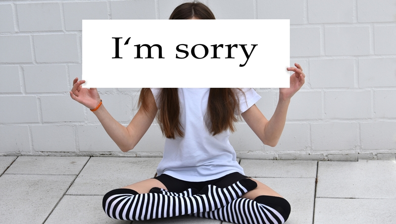 道歉不要只会用"i am sorry".用英文「认错」,这4种