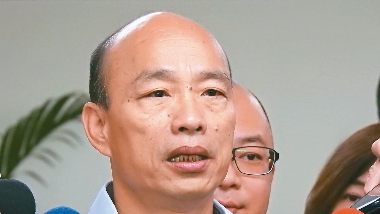 台北市長柯文哲表示，國民黨總統參選人韓國瑜（圖）說他一定會選，其實猜錯了。