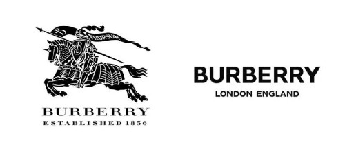 左為Burberry舊logo，右為Burberry新logo