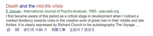 Death and the mid-life crisis