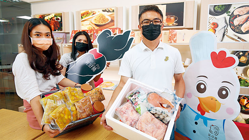 食家安總經理陳明信(圖右) 食家安總經理陳明信(圖右)