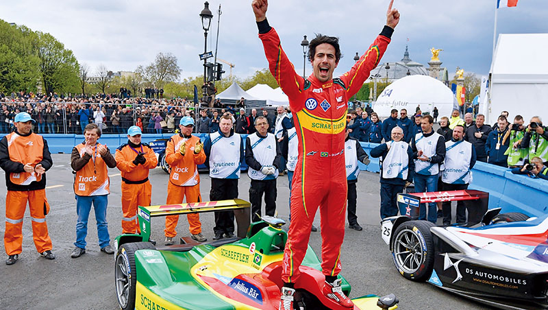 一顆電池要飆全程　電動車F1大賽吸3億觀眾