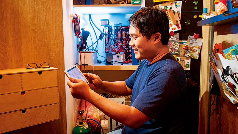 自己用電自己發，還能一鍵賺電費