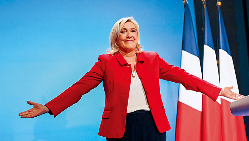 法國國民議會議員瑪琳．勒龐（Marine Le Pen）