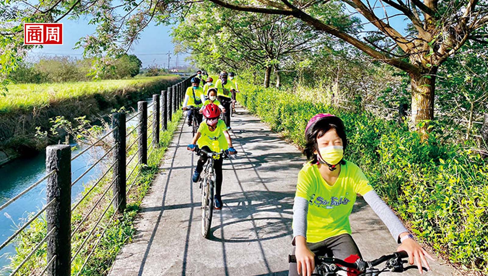 望稻田、追小火車　騎行全國最長水圳綠道