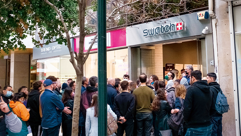 一支登月錶跟Apple Watch爭寵　拆解Swatch老少聯名創舉