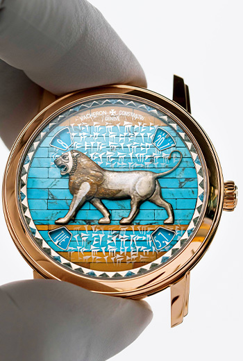 錶盤浮雕古文明　蒐藏毫秒工藝傳世作