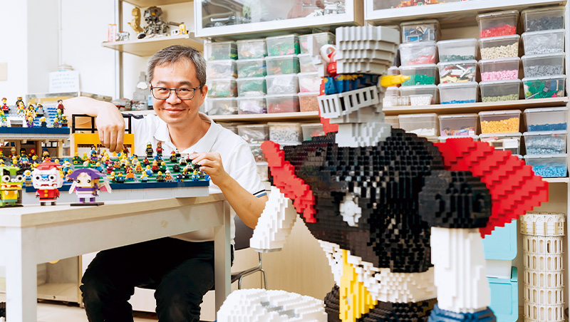 全球僅21人獲官方認證　中醫師變台灣唯一樂高大師