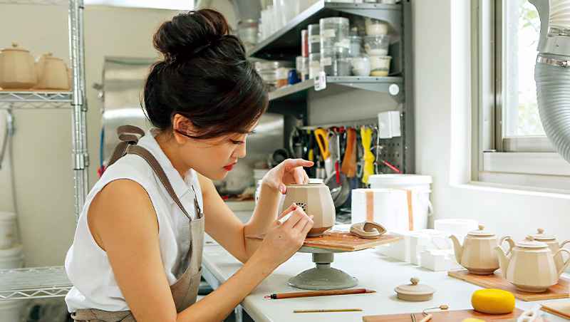 四大工藝家創作有故事的食器　雲朵、香檳泡泡化為餐桌一景