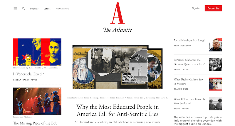 The Atlantic website