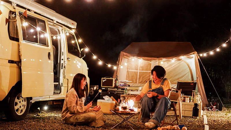 無人商店進駐、火金姑巡演　溪頭懶人露營一卡皮箱就出發