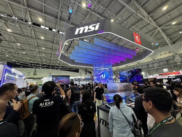 微星COMPUTEX展場。