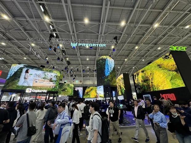 宏碁COMPUTEX展場。