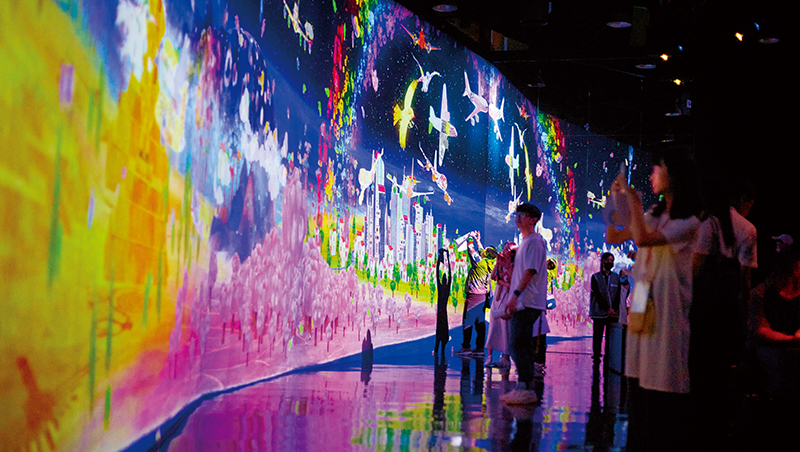 世界最紅展覽來了！teamLab用兩百台投影打造無邊界海陸空