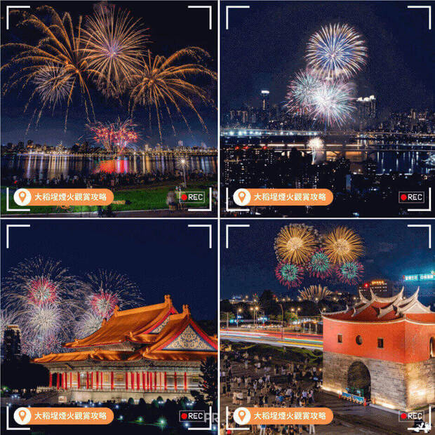 2024大稻埕煙火, 大稻埕煙火夏日節, 煙火最佳觀賞地點