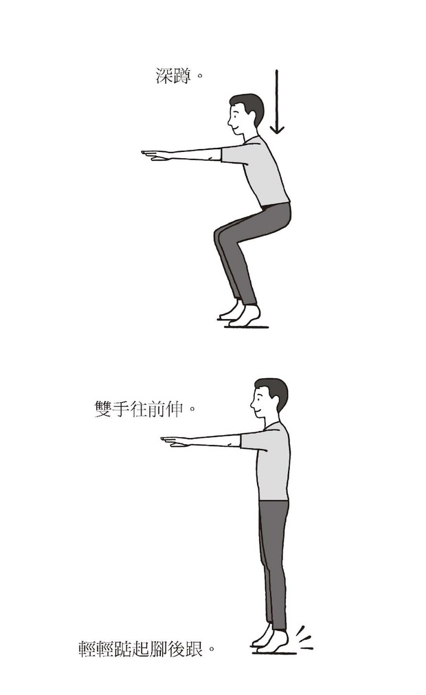 深蹲能改善夜尿問題。