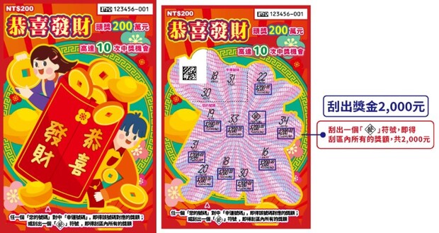 蛇年刮刮樂