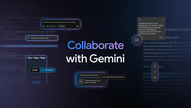 Google AI助理Gemini最新功能：文件一秒生成Podcast！