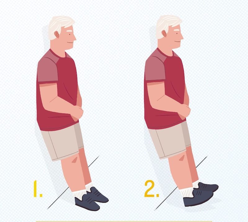 肌少症運動:腳趾抬升