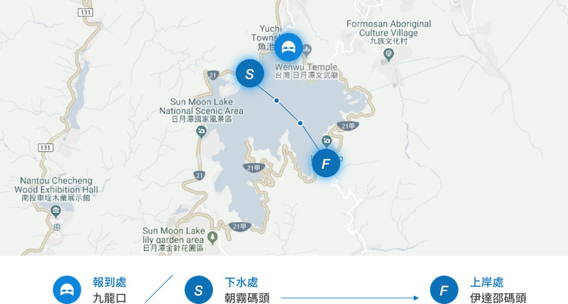 2025泳渡日月潭路線圖