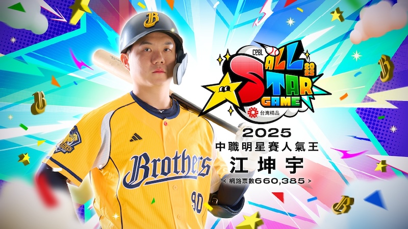 2025中職明星賽人氣王江坤宇