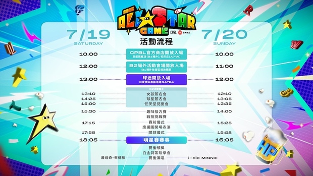 2025中職明星賽節目流程