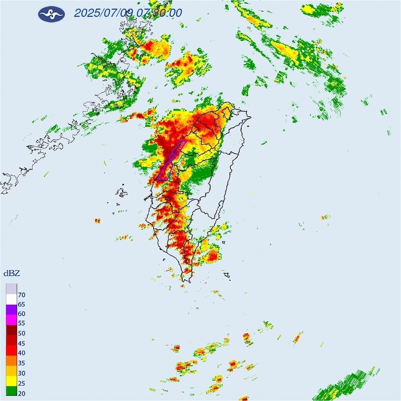 丹娜絲影響台灣天氣