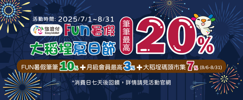 2025大稻埕夏日節電子支付優惠, 2025大稻埕煙火活動