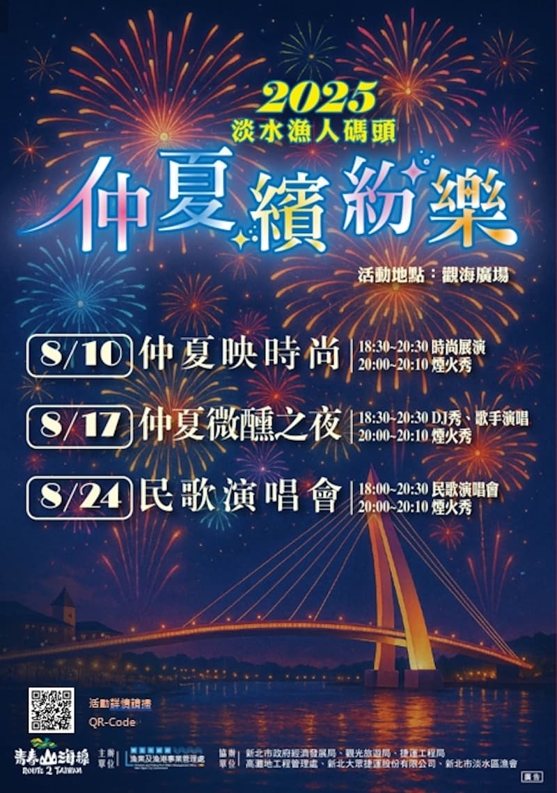 2025淡水漁人碼頭仲夏繽紛樂