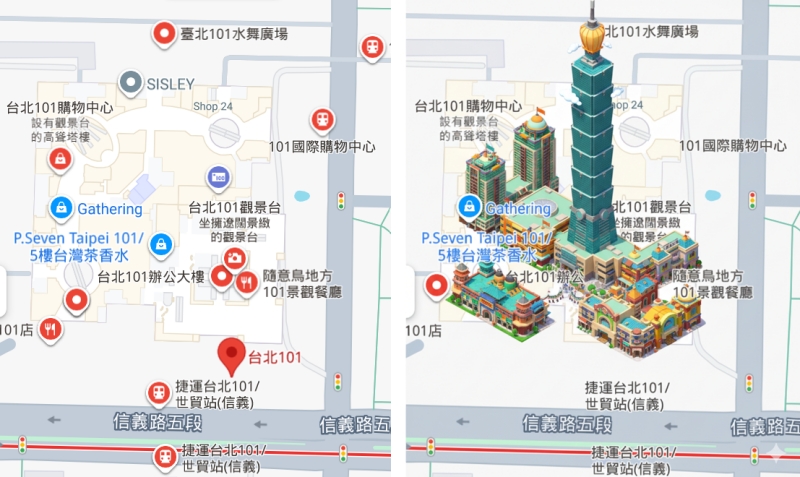 Nano Banana製作3D地圖