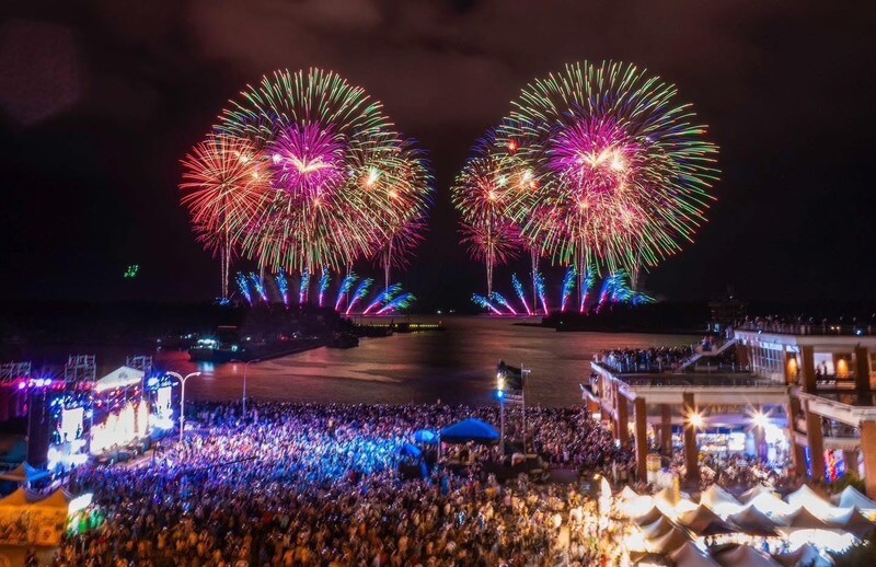 將軍吼煙火, 台南夏日音樂節煙火