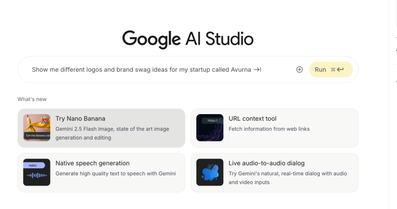 Google AI Studio Nano Banana