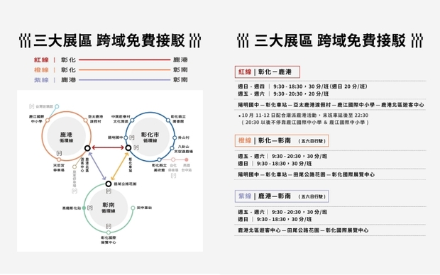 台灣設計展接駁車