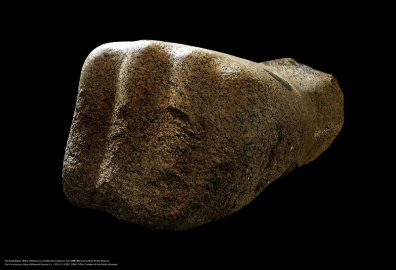 《埃及之王:法老》特展〈拉美西斯二世巨像拳頭〉