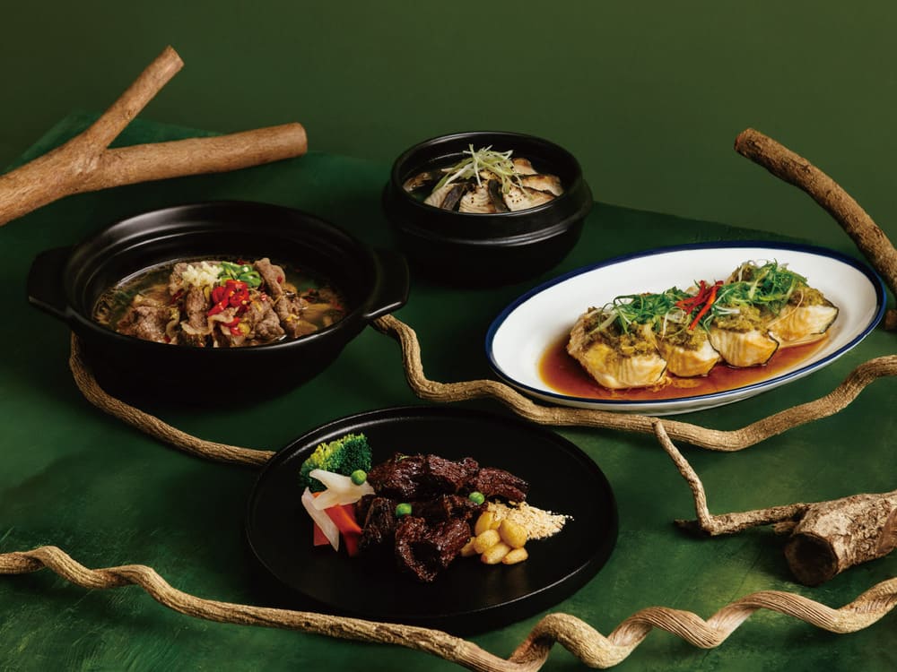 冬季限定「山釀極鮮」套餐，以花蓮旬魚與極黑和牛詮釋食養哲學，為身體補氣養元