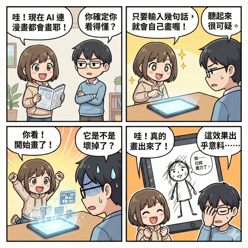 Nano Banana Pro生成漫畫與分鏡腳本