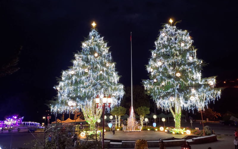 谷關山谷燈光節