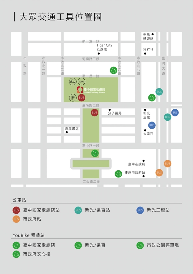 台中國家歌劇院交通指南