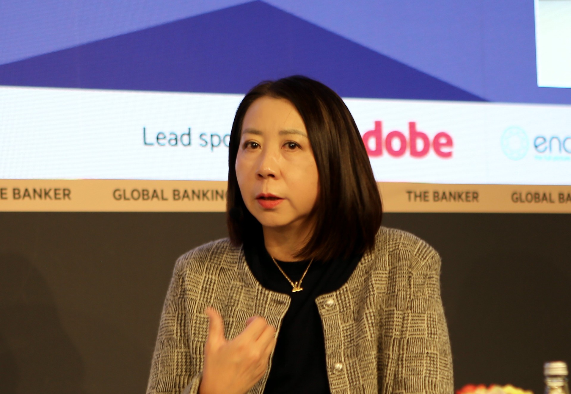 中國信託金控總經理高麗雪受參與「CEO焦點訪談」，分享中國信託數位發展、ESG（Environmental, Social, Governance）作為與國際化布局等策略。