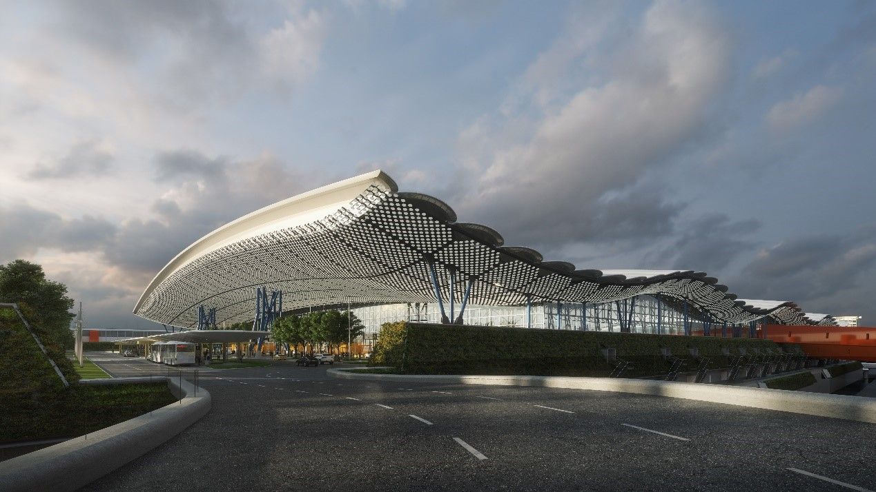 桃園國際機場出境路緣