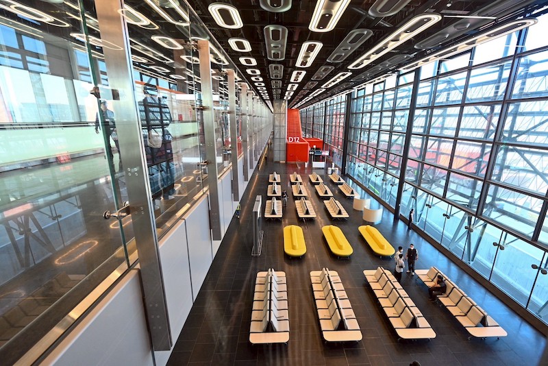 桃機北登機廊廳