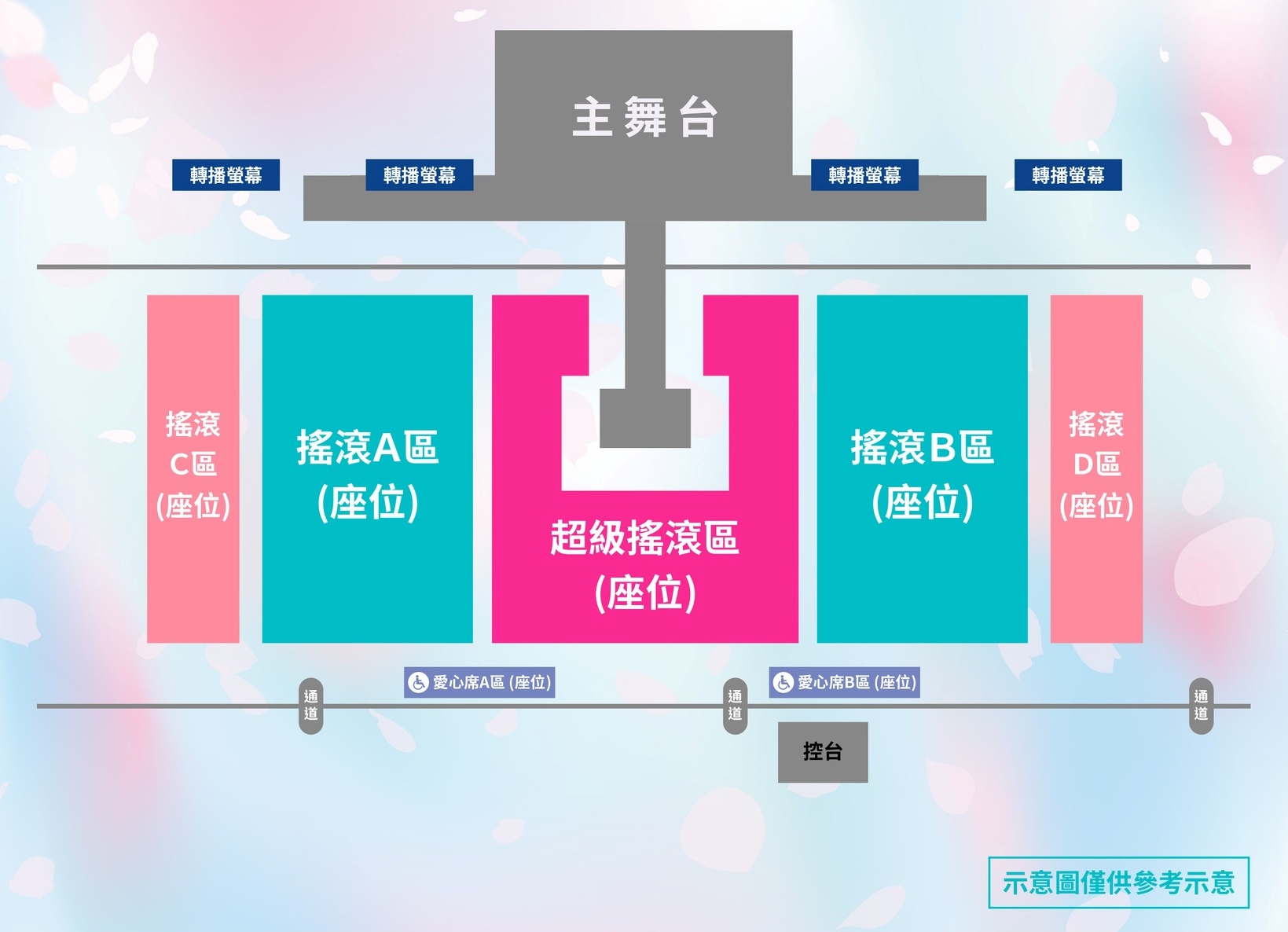 2026高雄櫻花季座位圖