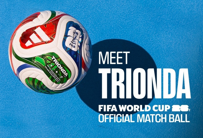 2026世界盃足球賽官方用球「Trionda」