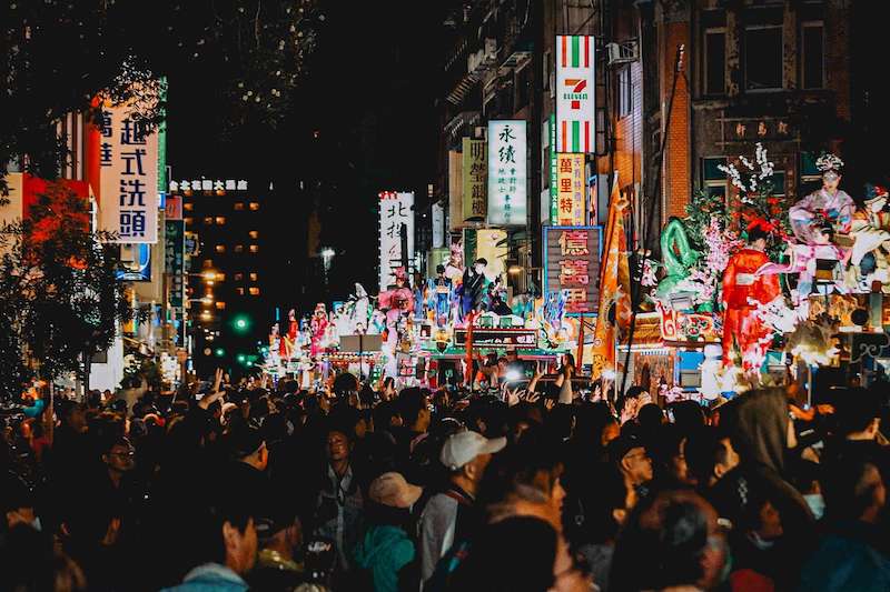 艋舺青山宮遶境-藝閣花車遶境