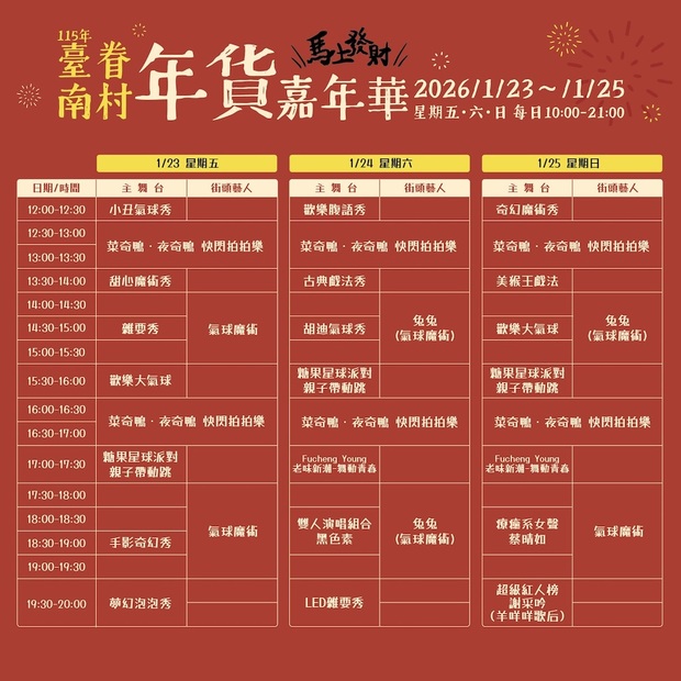 2026台南眷村年貨嘉年華