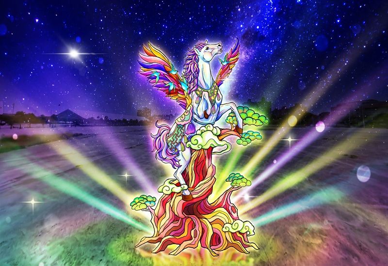 2026台灣燈會在嘉義副燈天驥夢飛揚