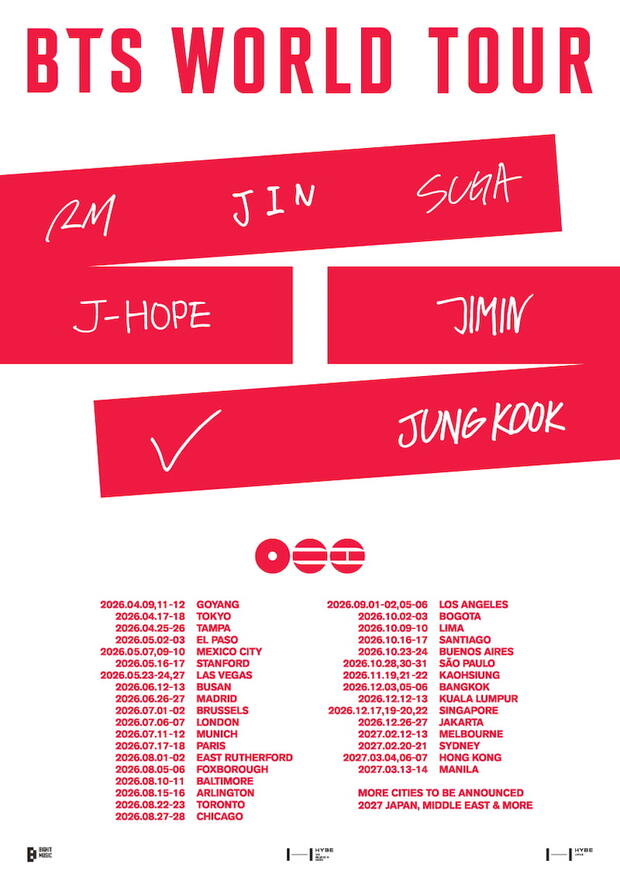 BTS 2026台灣演唱會