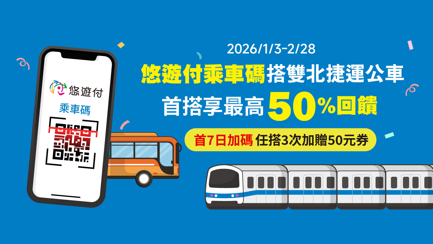 悠遊付乘車碼優惠