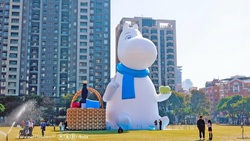 跨越8000公里的擁抱！台中全城MOOMIN ON　漫遊城市角落找尋「幸福蜜馬」